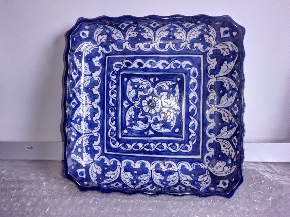 Ceramic Handmade Square Dish Platters | Size 9 inch