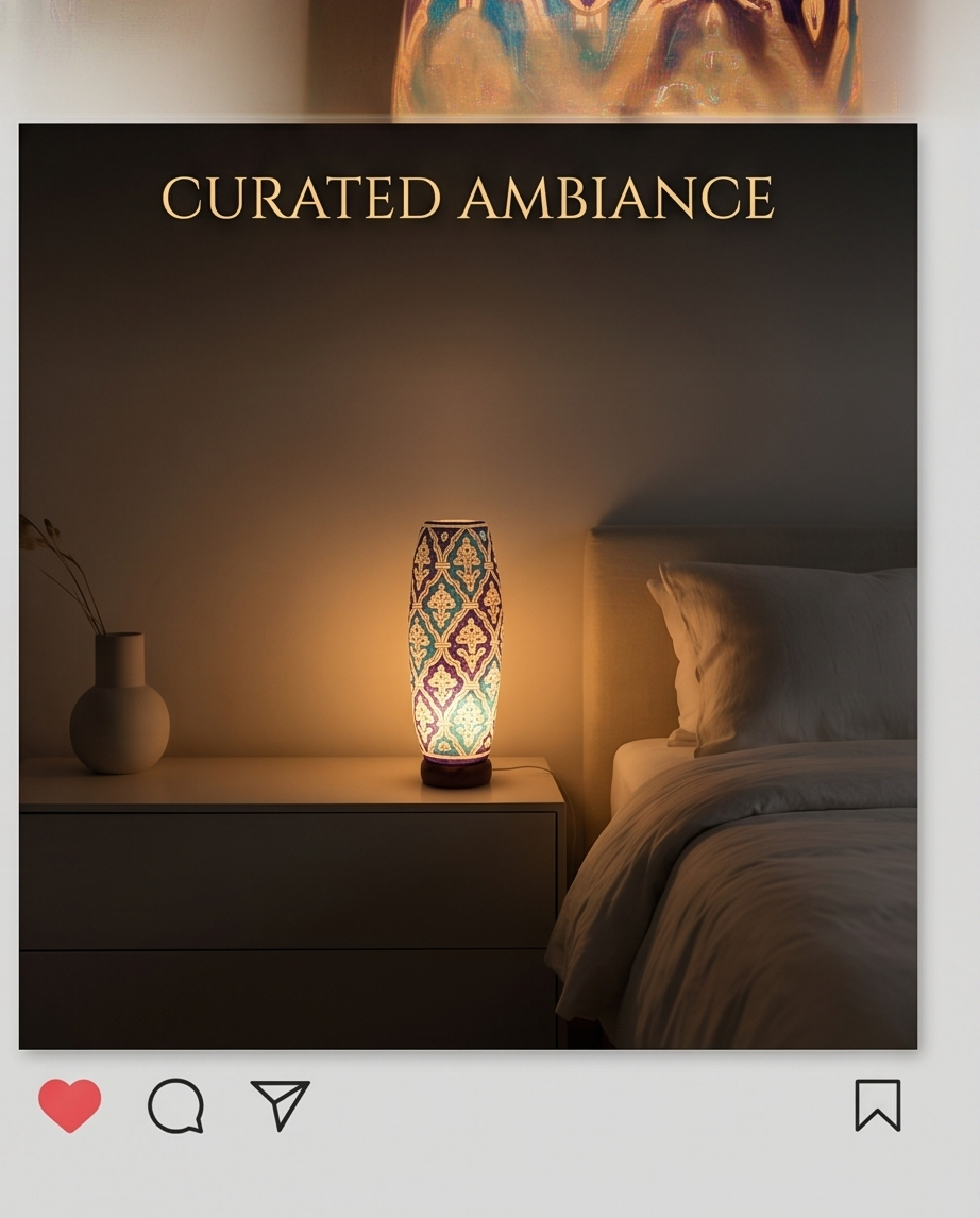 Handmade Customized Camel Skin Lamp | Size 16 inch| GiftBox🎁