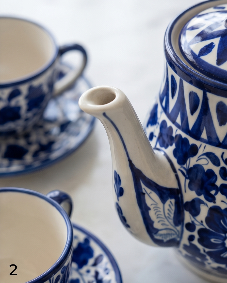Ceramic Luxury Handmade Blue Pottery Eid or Wedding Gifts 30% Discount🎁