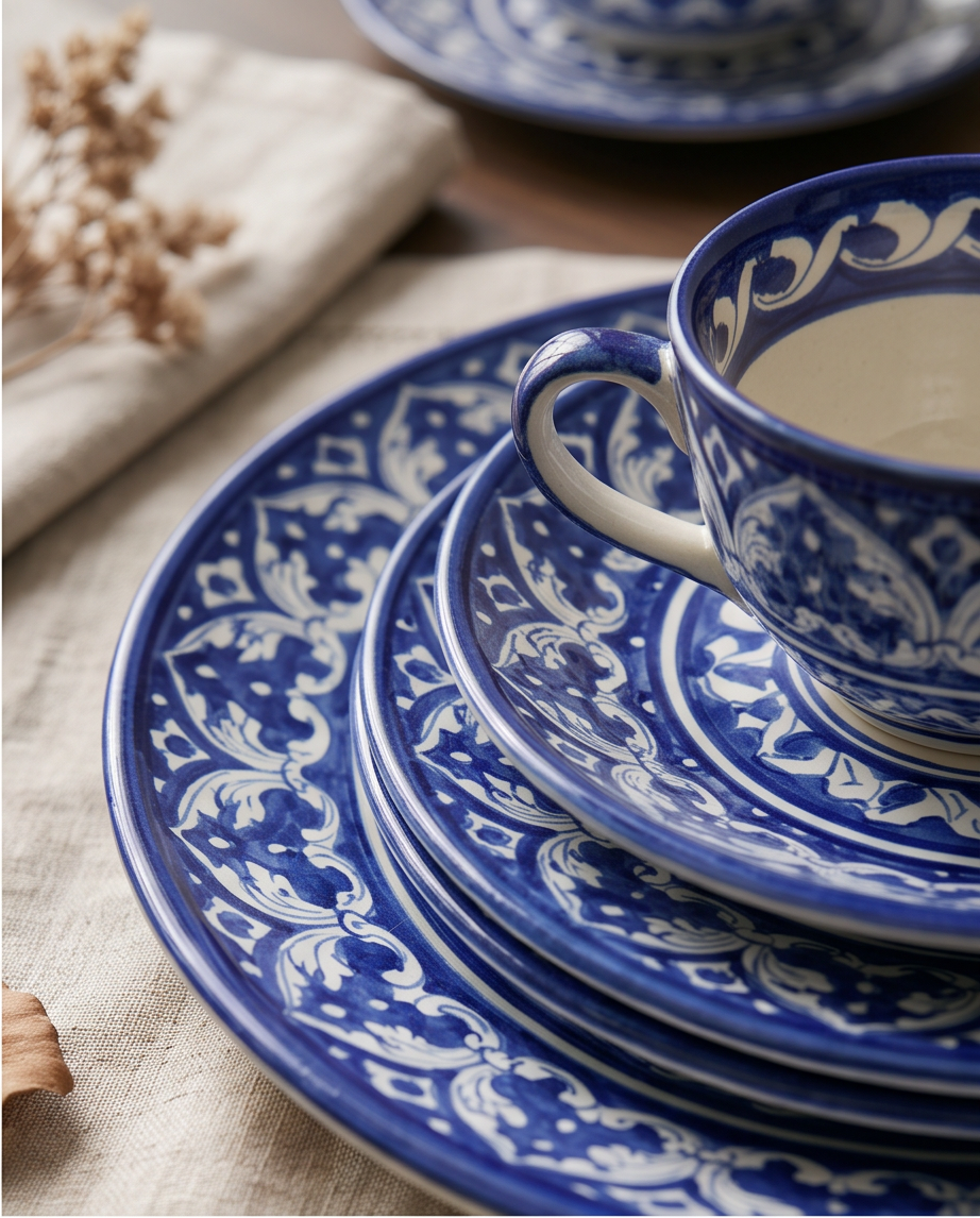 Ceramic Handmade Customized Dinner Set