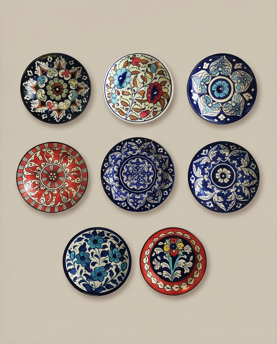Ceramic Handmade Customized Wall Hanging Plates 🎁