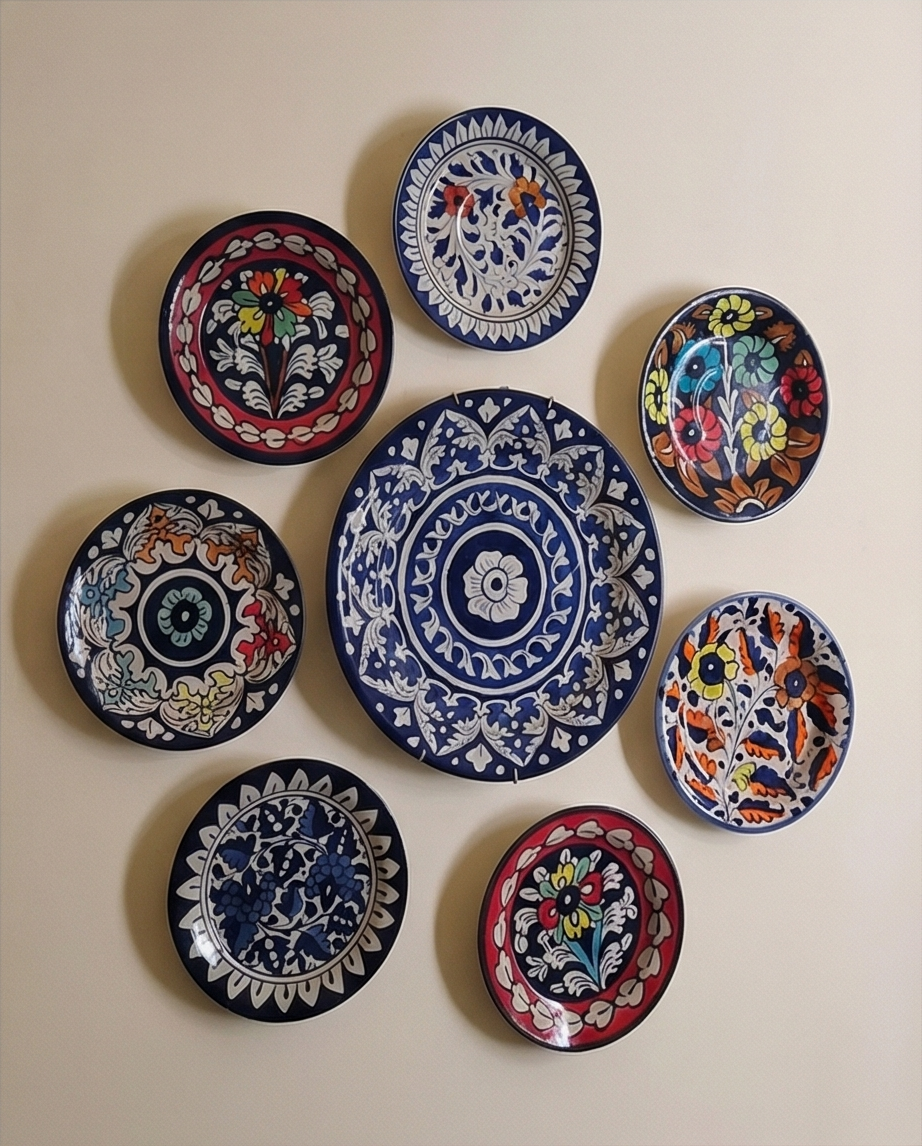 Ceramic Handmade Wall Hanging Plates