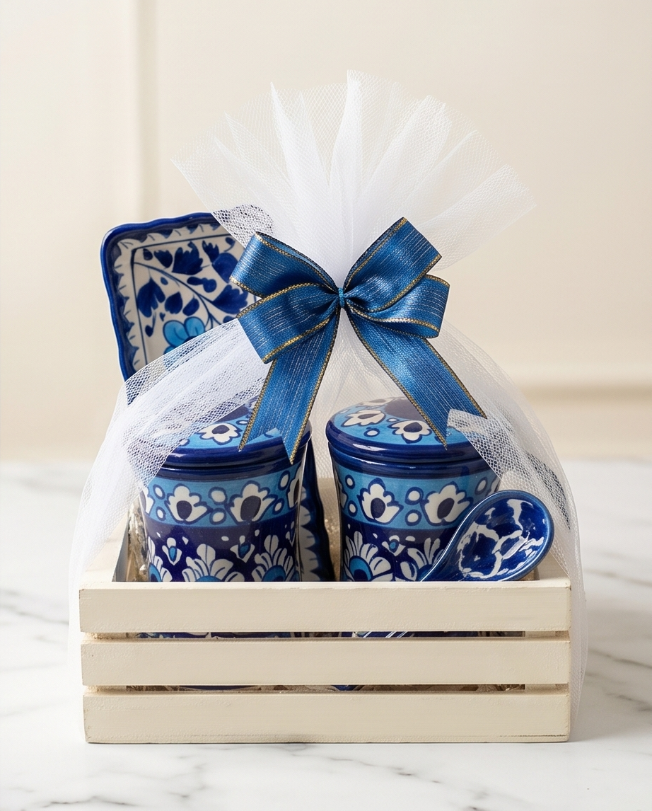 Ceramic Handmade Customized Cover Tea Mugs with Serving Dish for Snacks Gift Box🎁