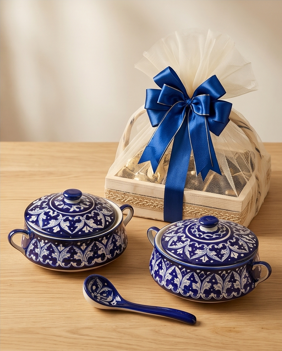Ceramic Handmade Customized Cover Pots Eid Gifts🎁