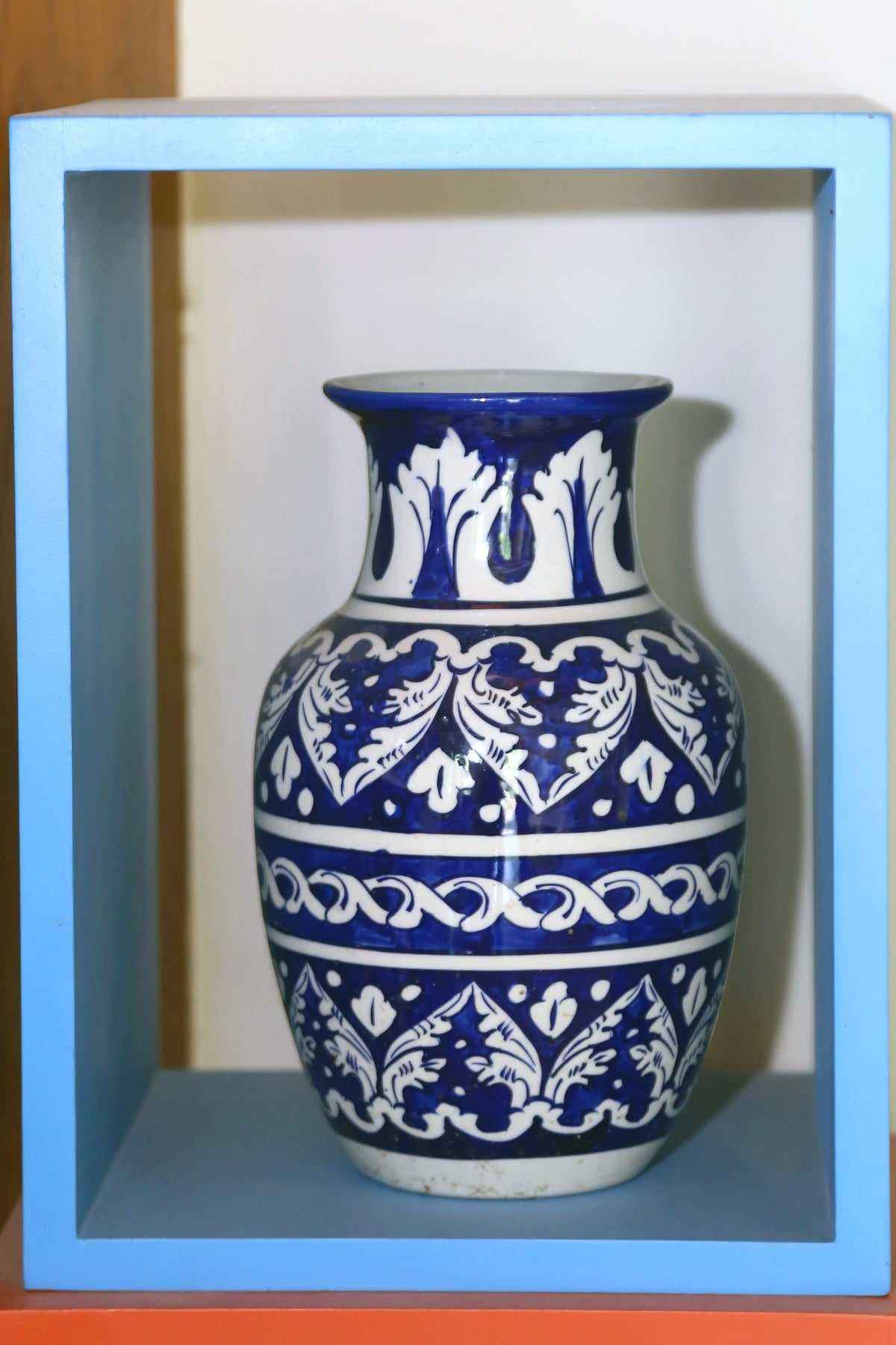 Handmade Vase - Traditional Multani Artwork - Table top decor - size 10 inch