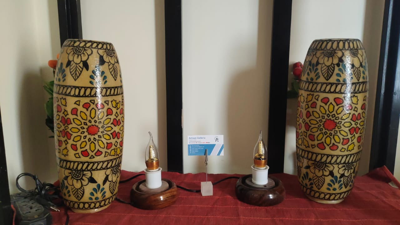 Camel Skin Lamp Handmade | Size 16 inch