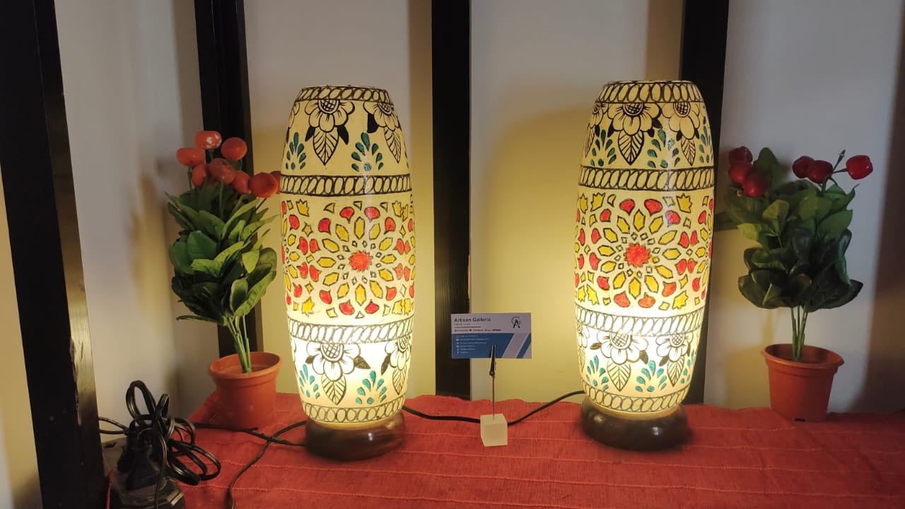 Camel Skin Lamp Handmade | Size 16 inch