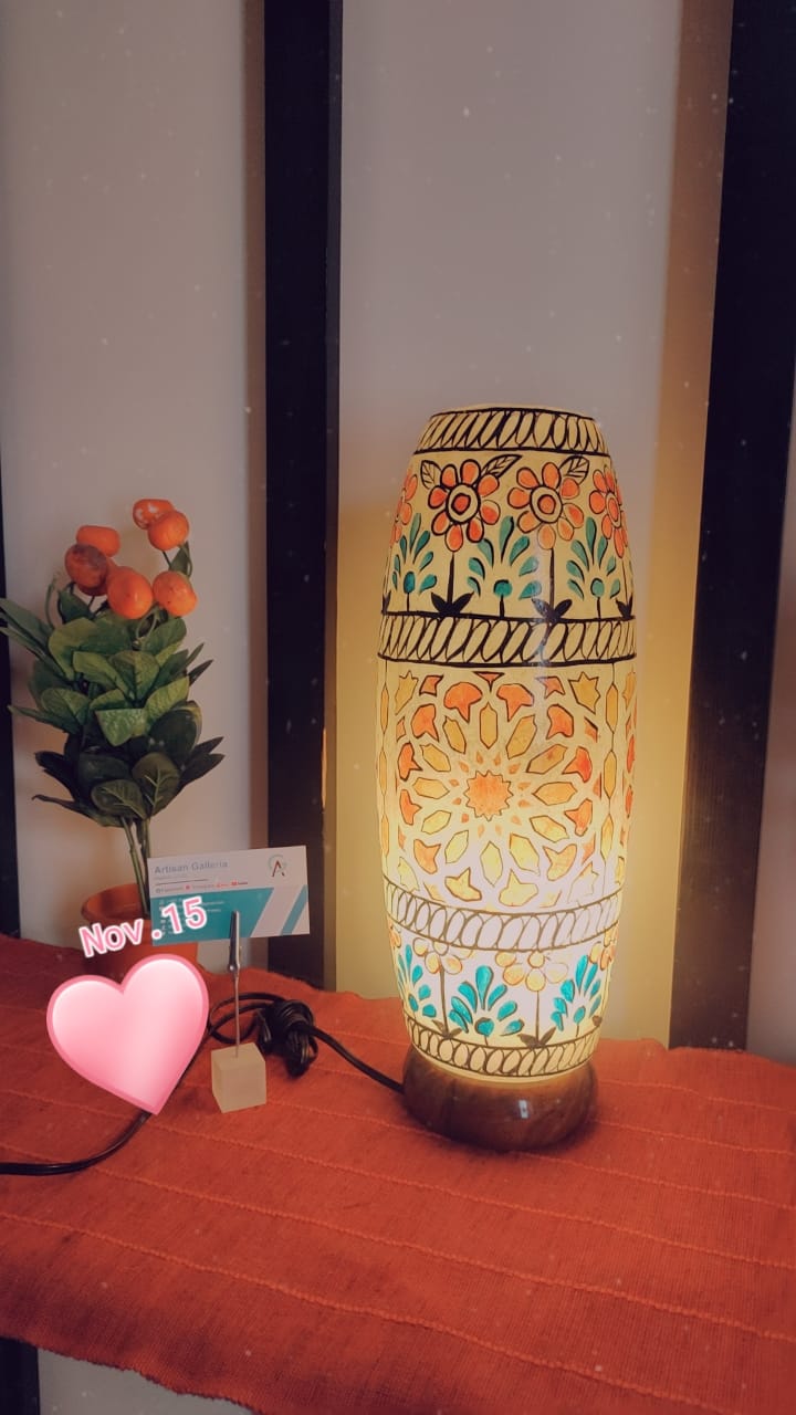 Camel Skin Lamp Handmade | Size 16 inch