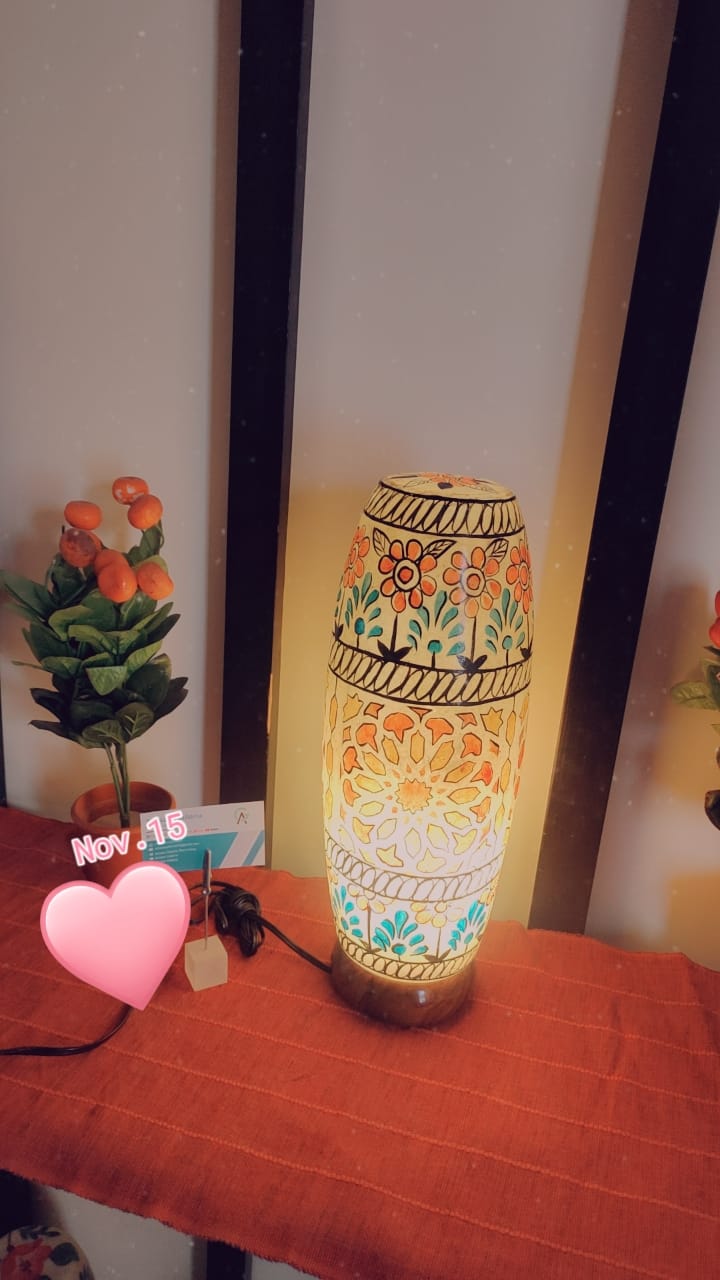 Camel Skin Lamp Handmade | Size 16 inch