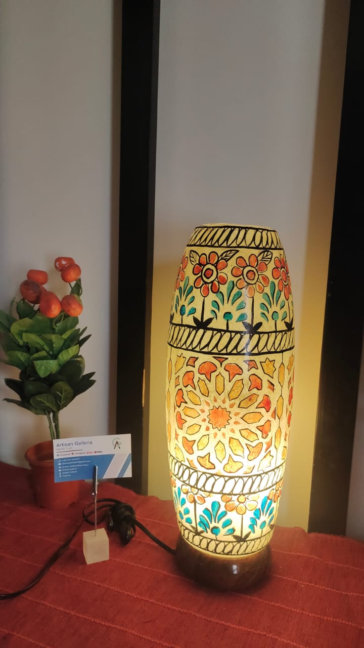Camel Skin Lamp Handmade | Size 16 inch