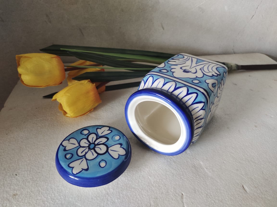 Ceramic Handmade Spice Jar | Pickle Jar