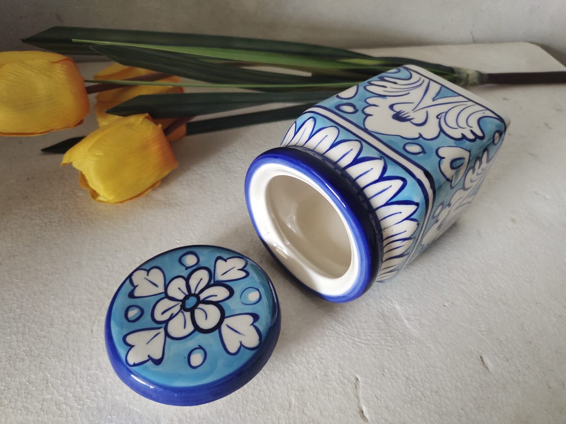 Ceramic Handmade Spice Jar | Pickle Jar