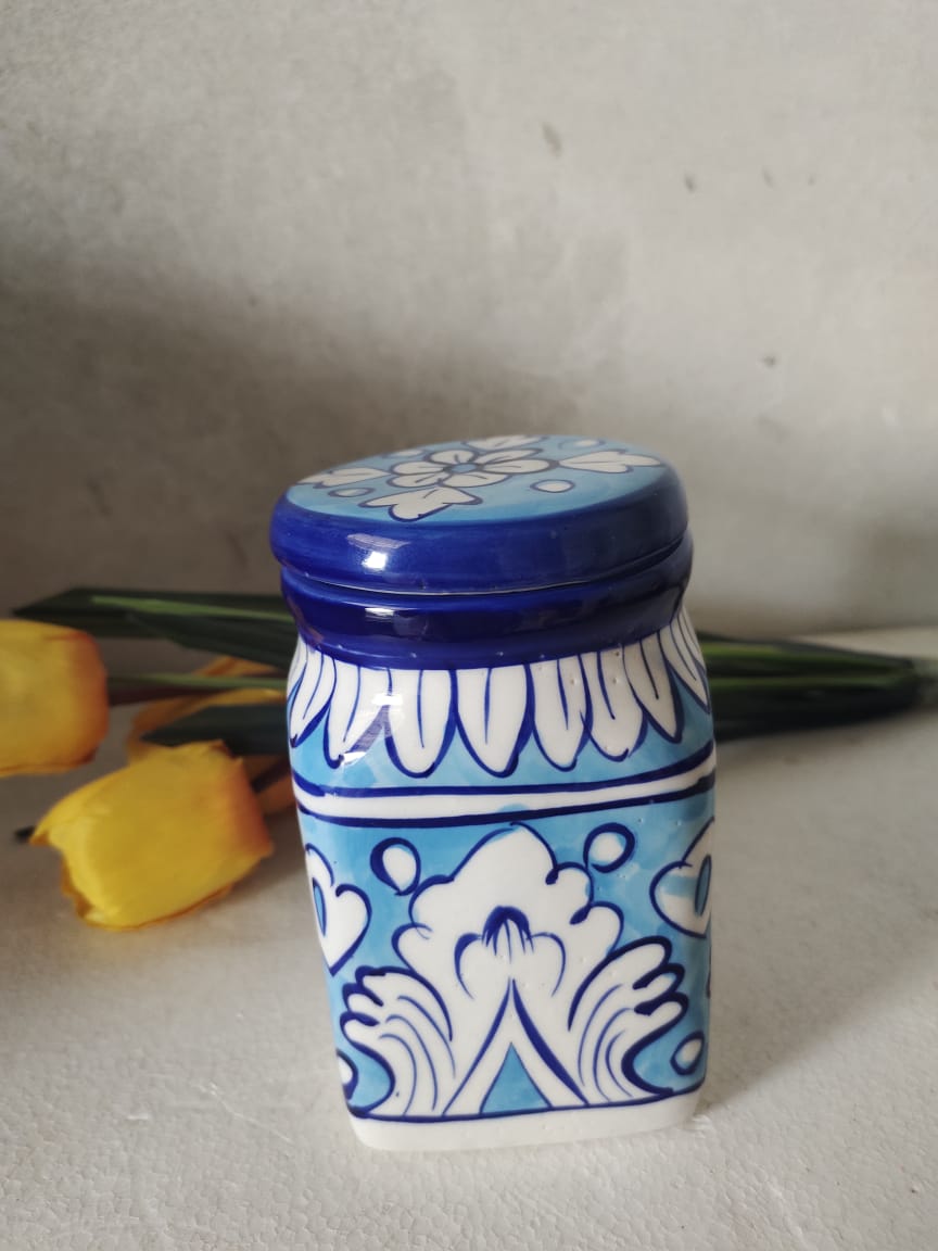 Ceramic Handmade Spice Jar | Pickle Jar