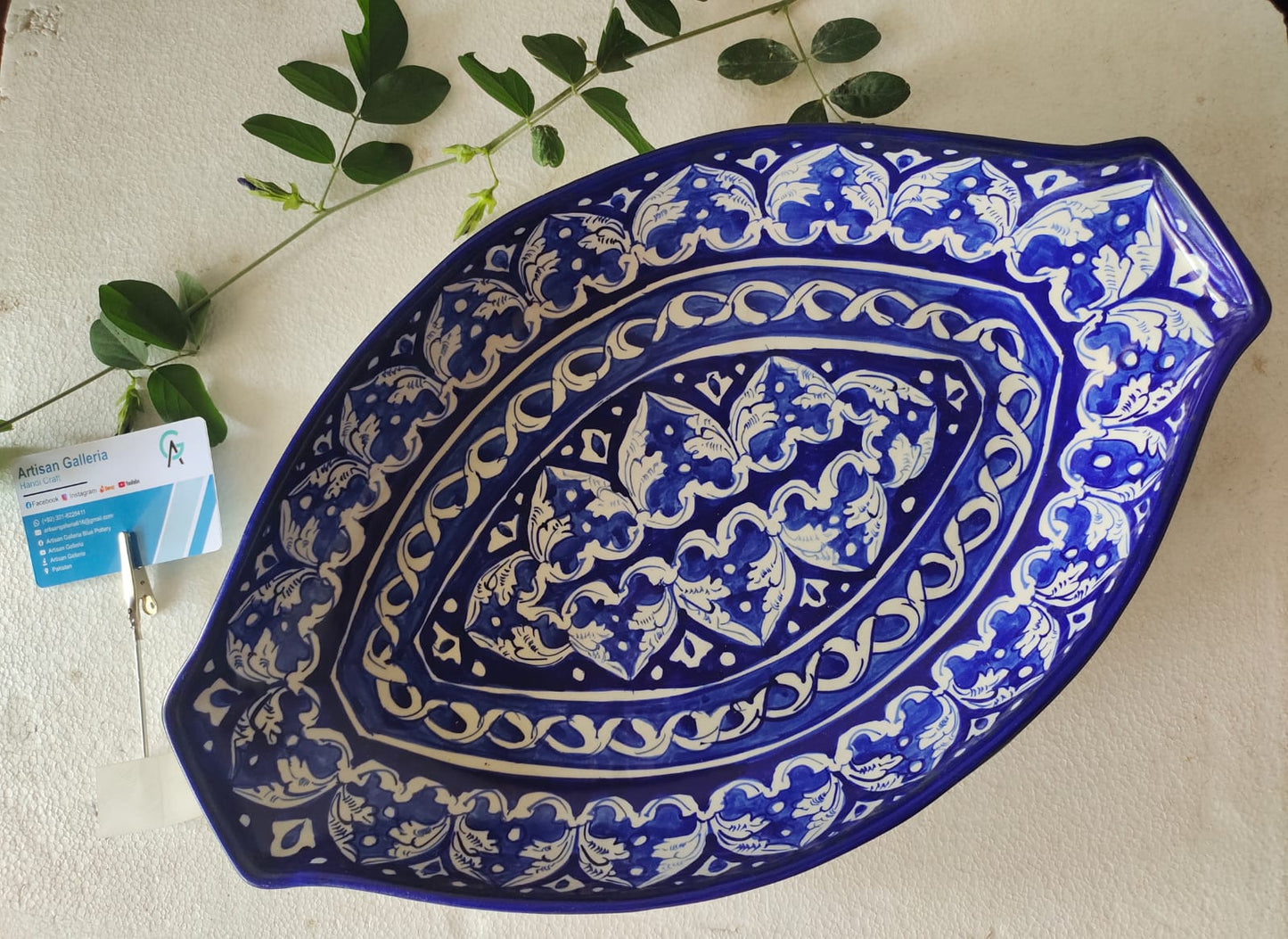 Customized Handmade Ceramic Rice Platters | Size 16 inch