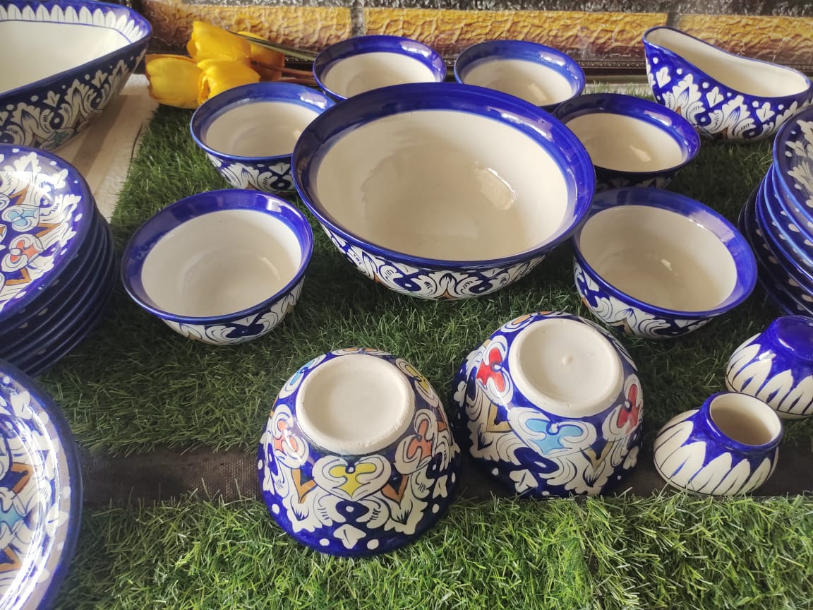 Dinner Set Multi TRD | 8 PERSON SERVING (70 PCS)