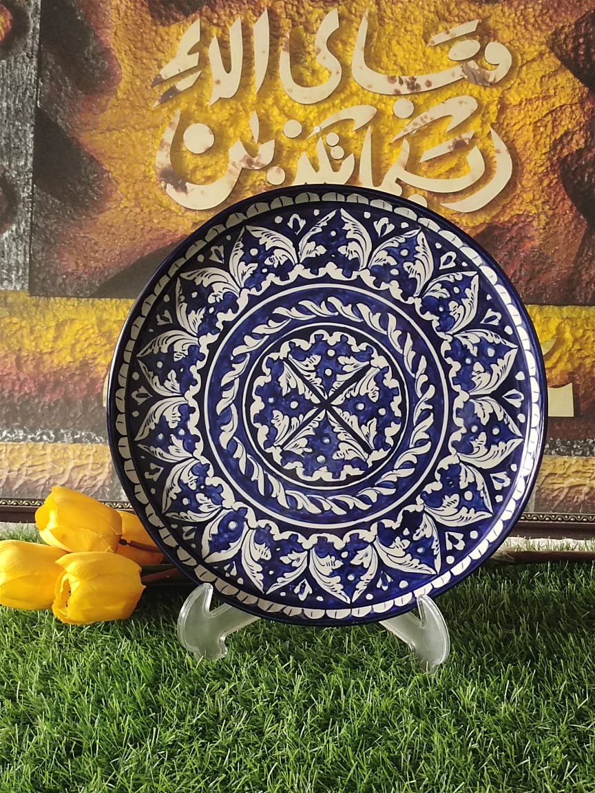 Ceramic Handmade Pizza DIsh Platter | Size 12 inch