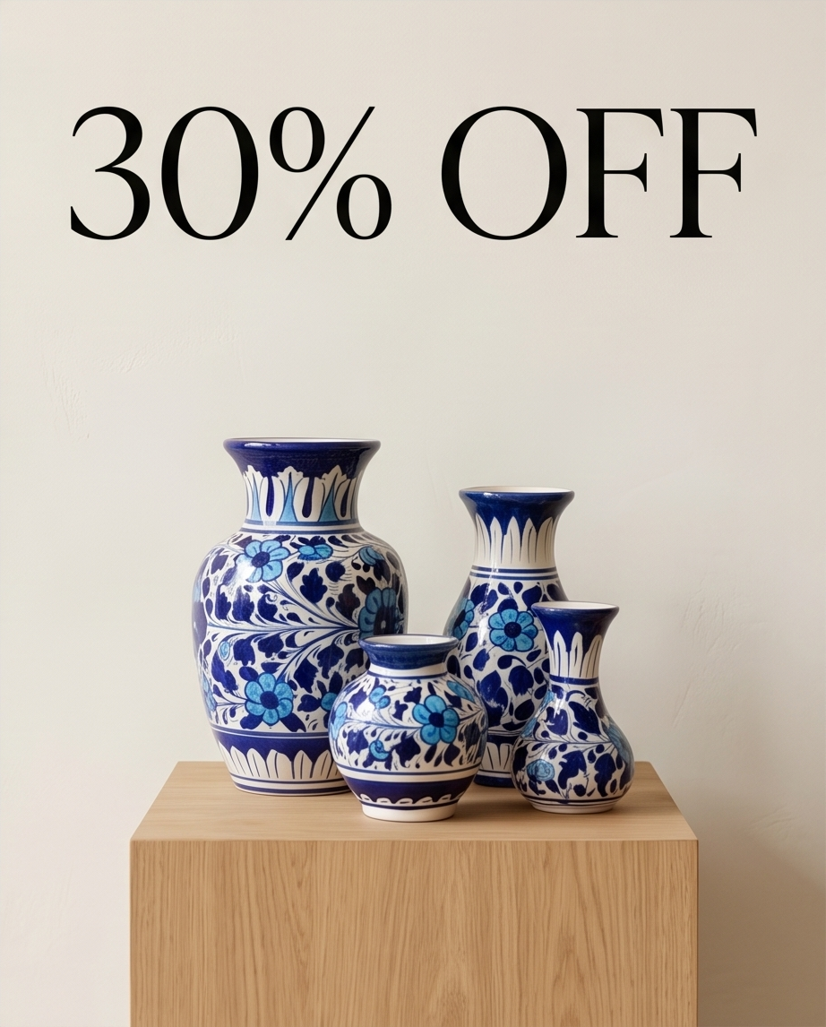 Ceramic Handmade Eid Gifting Vases Elegant Designs