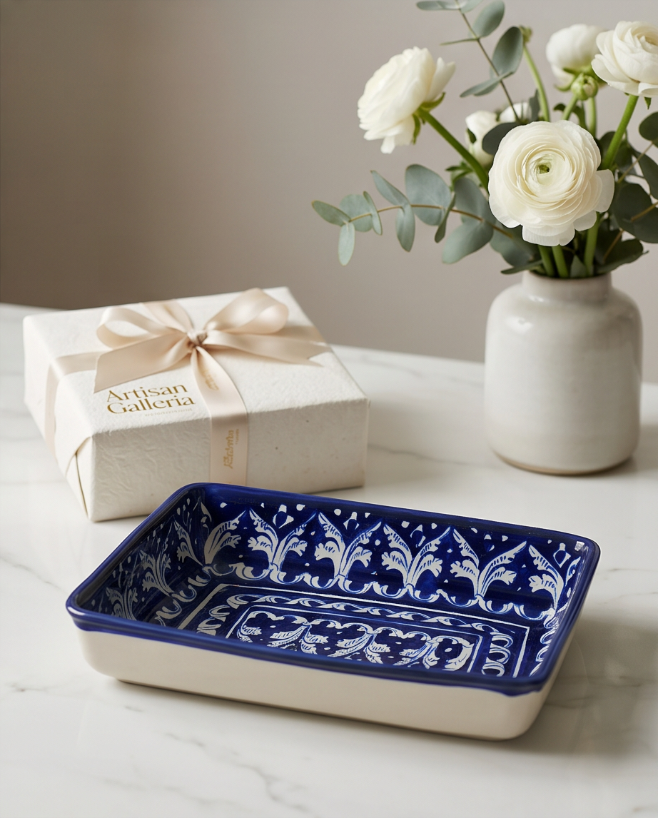 Ceramic Handmade Customized Dessert Dish size 10.5 inch๐๐