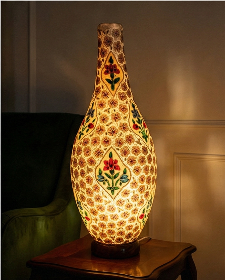 Customized Handmade Camel Skin Lamp Size 24 inch