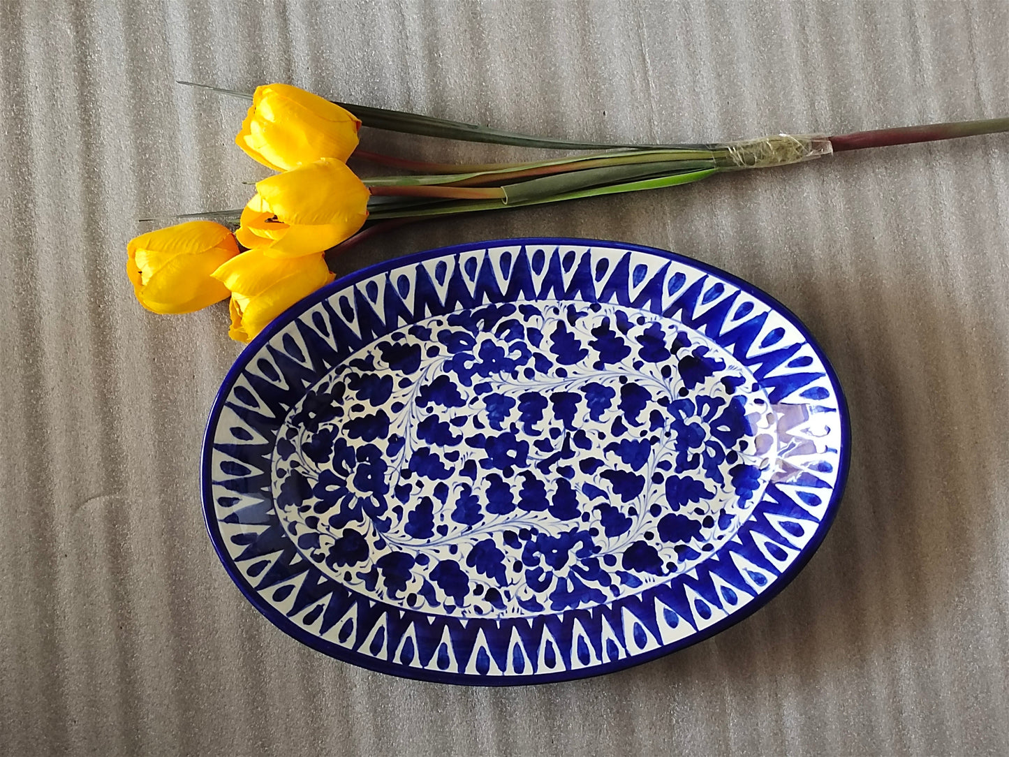 Ceramic Handmade Rice dish platter | Serena Design