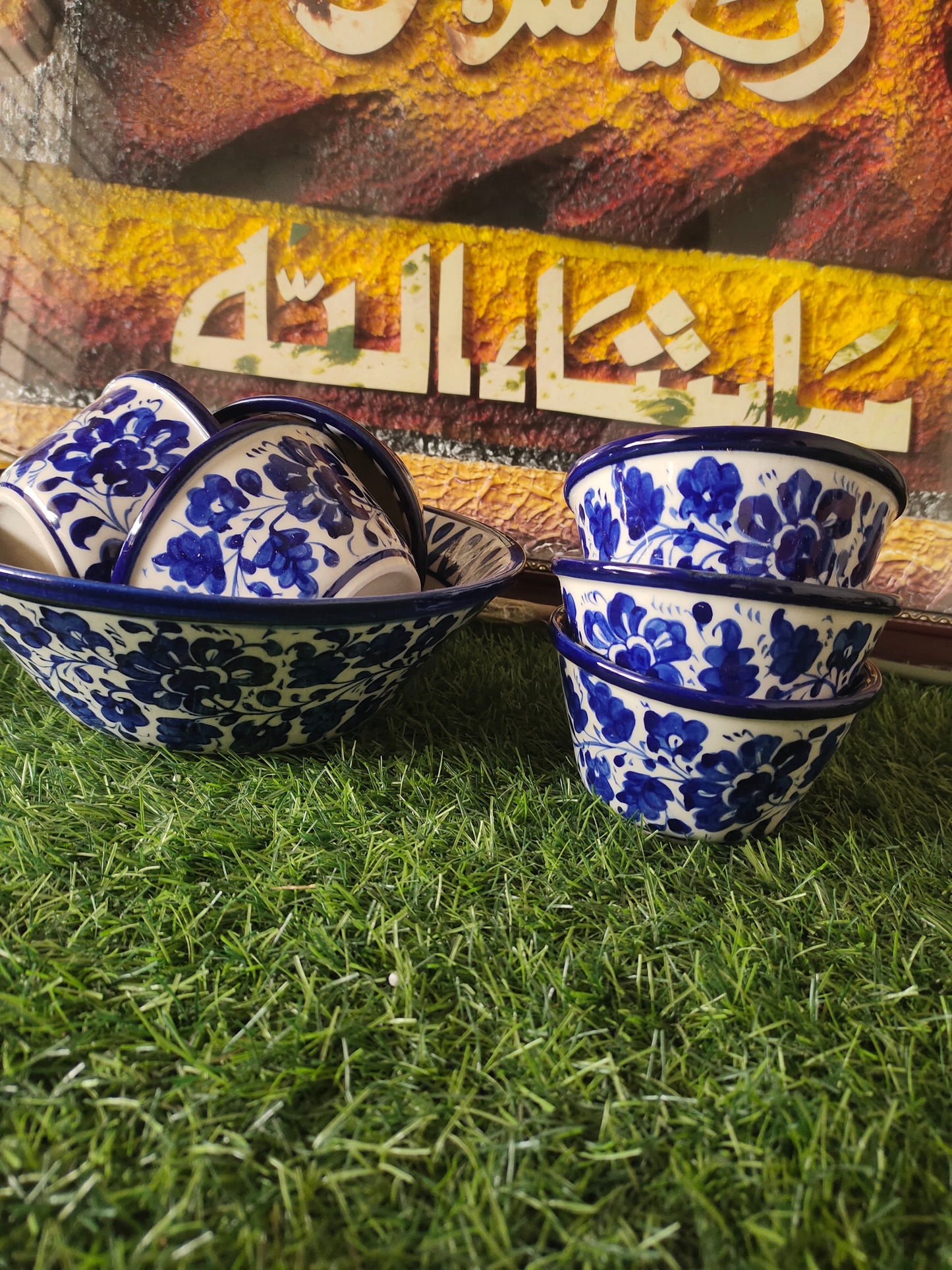 Ceramic Handmade Bowls Set - 7 pcs | Serena Design