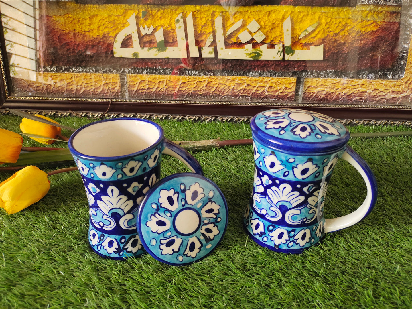Bundle Deals | Ceramic Handmade Tea | Coffee | Juice Mug with Cover