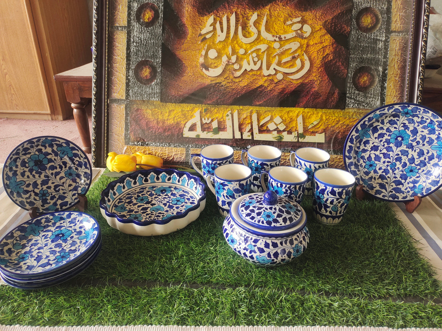 Ceramic Handmade Breakfast Set | Nashta Set | Multani Design