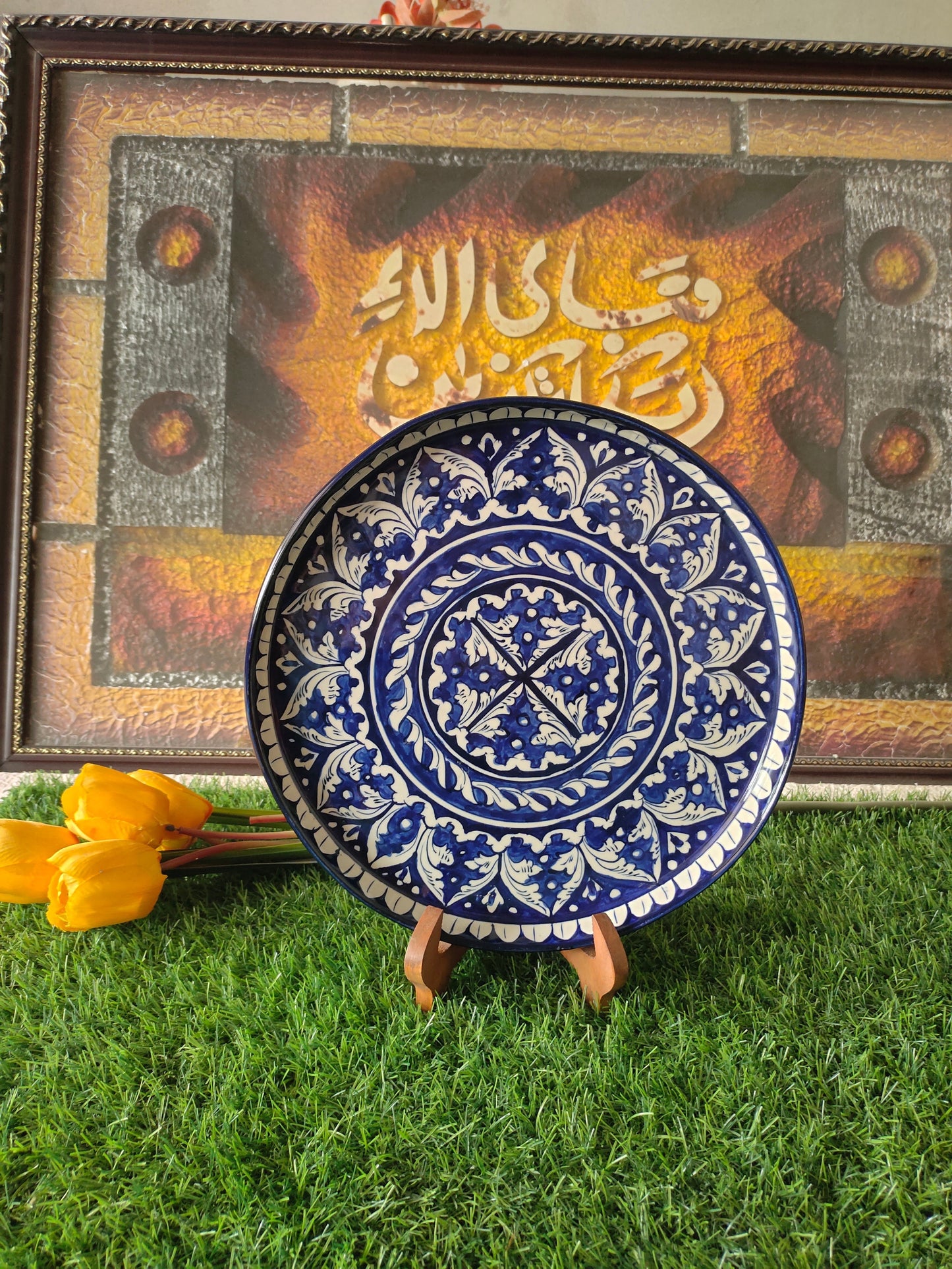 Ceramic Handmade Pizza Dish | Size 12 inch