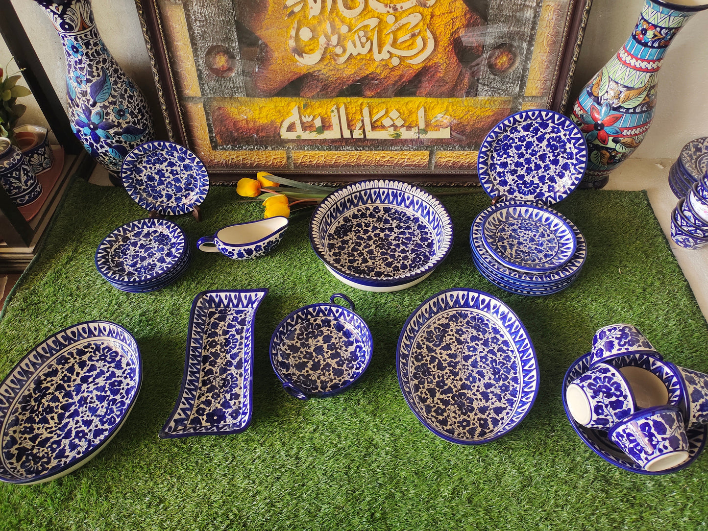 Ceramic Handmade Serena Plates and Platters Customized | Quantity 33 pcs