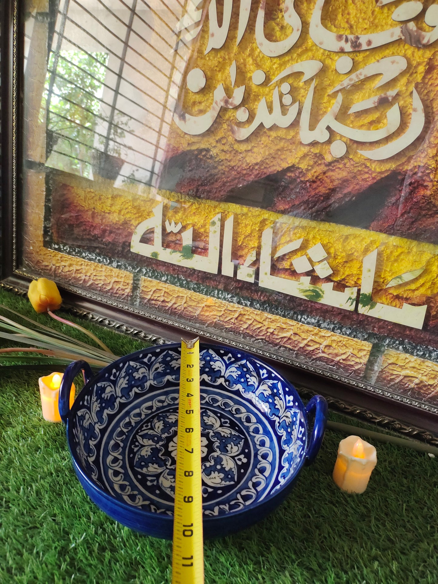 Ceramic Handmade Handle Karahi | Ghauri Design | Size 10 inch