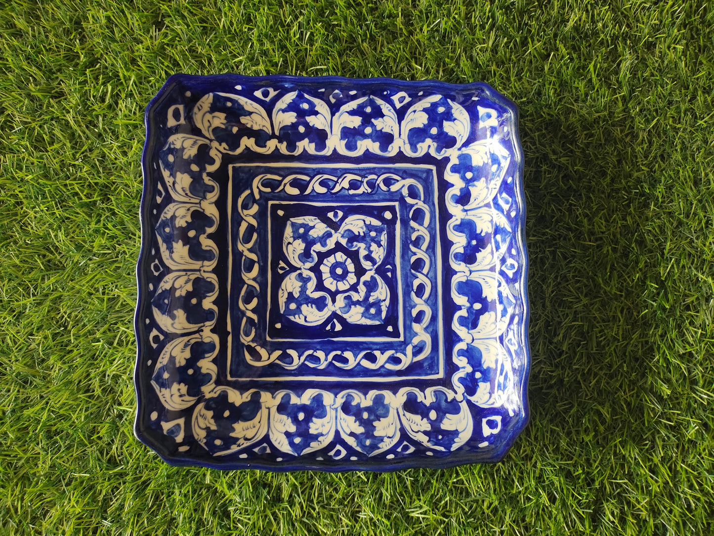 Ceramic Handmade Square Dish Platters | Size 9 inch