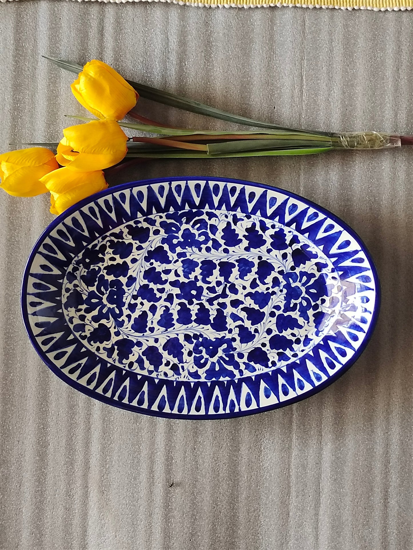 Ceramic Handmade Rice dish platter | Serena Design