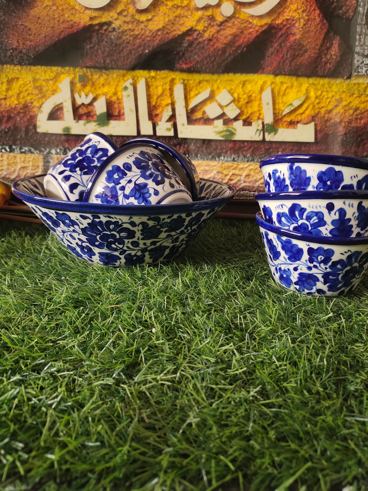 Ceramic Handmade Bowls Set - 7 pcs | Serena Design