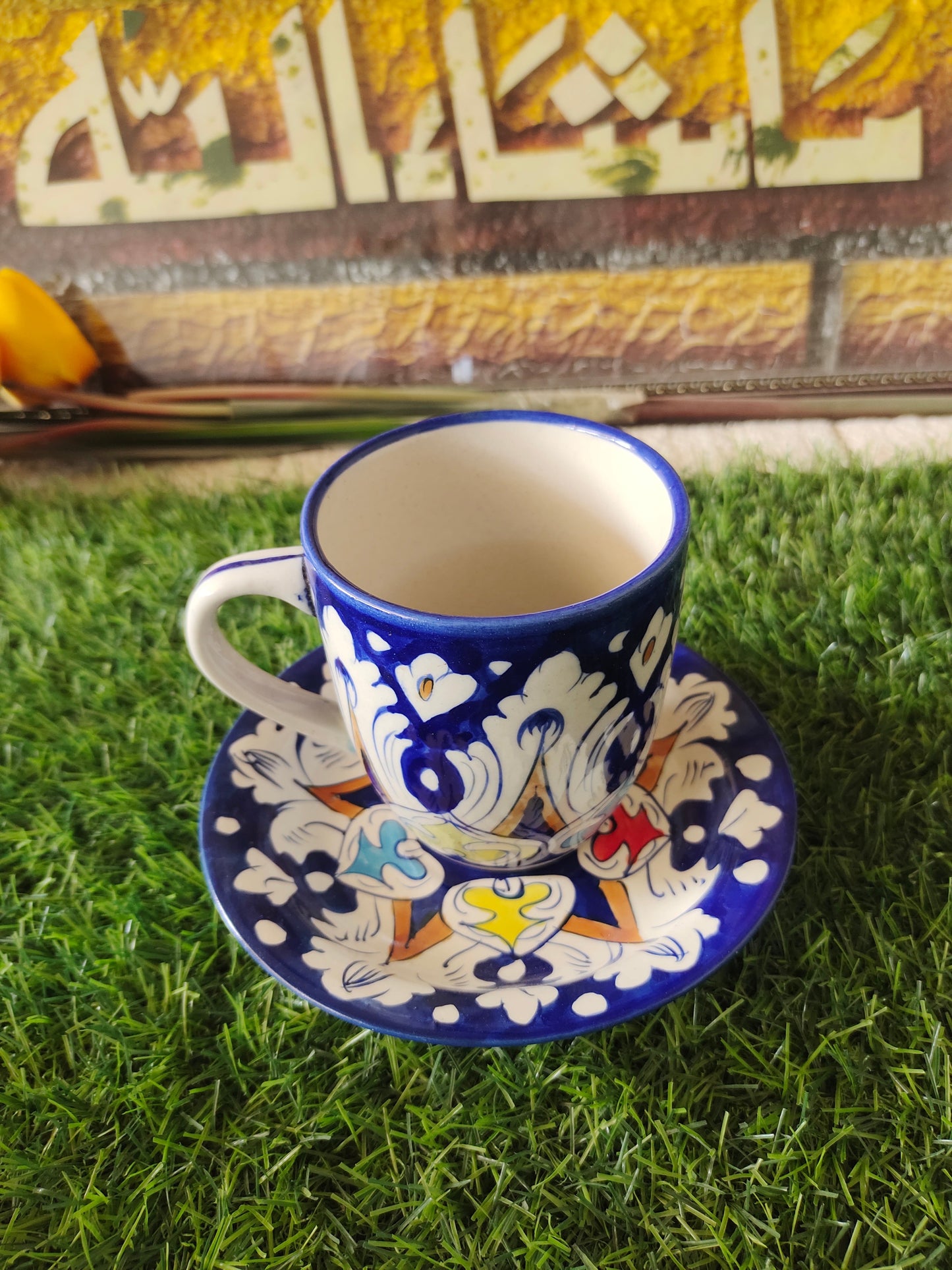 Tea Mug with Saucer Plate