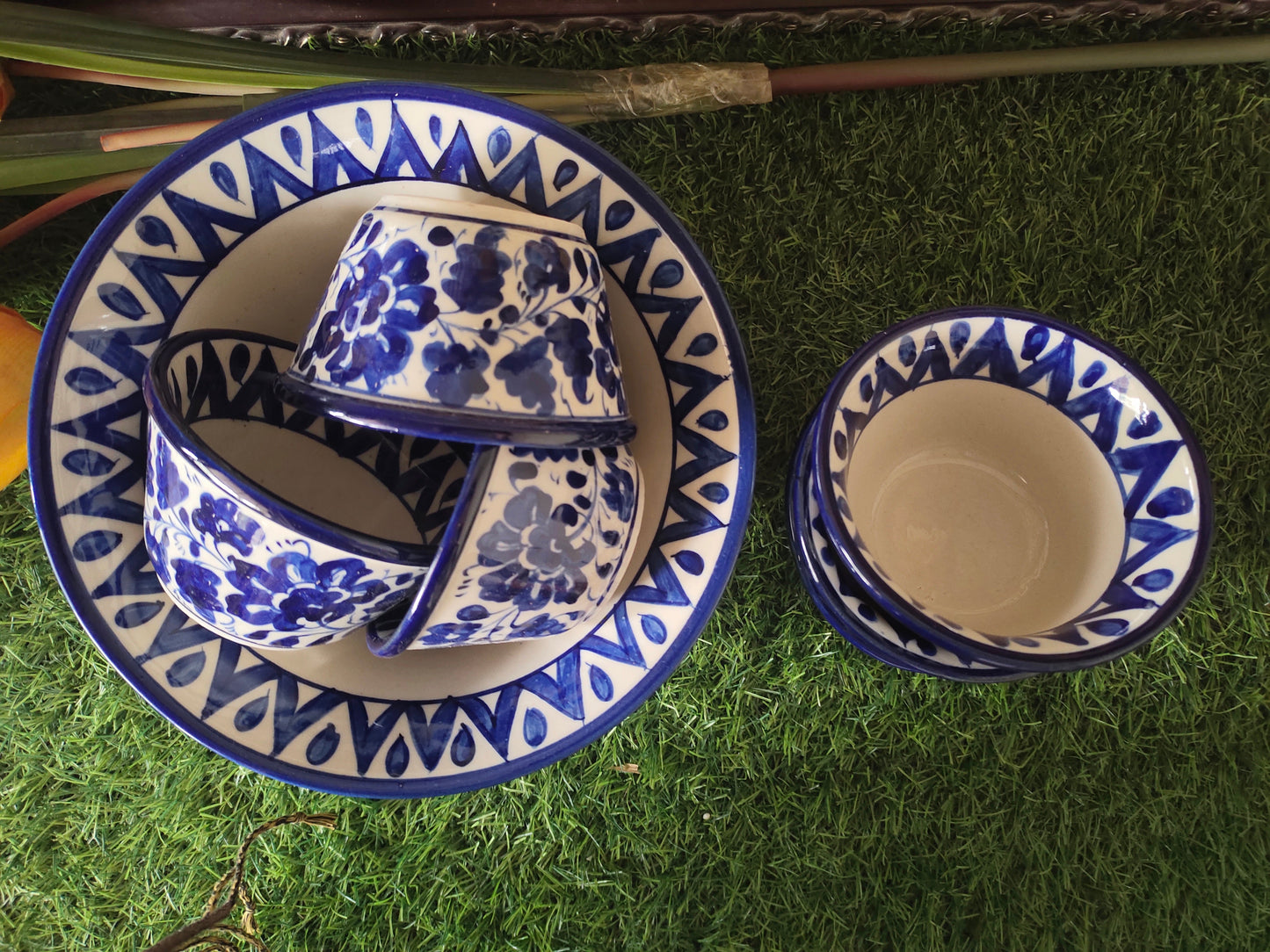 Ceramic Handmade Bowls Set - 7 pcs | Serena Design
