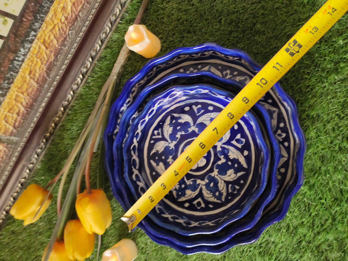 Ceramic Handmade Ghauri Apple Dish (Set of 3) | Bundle Deals