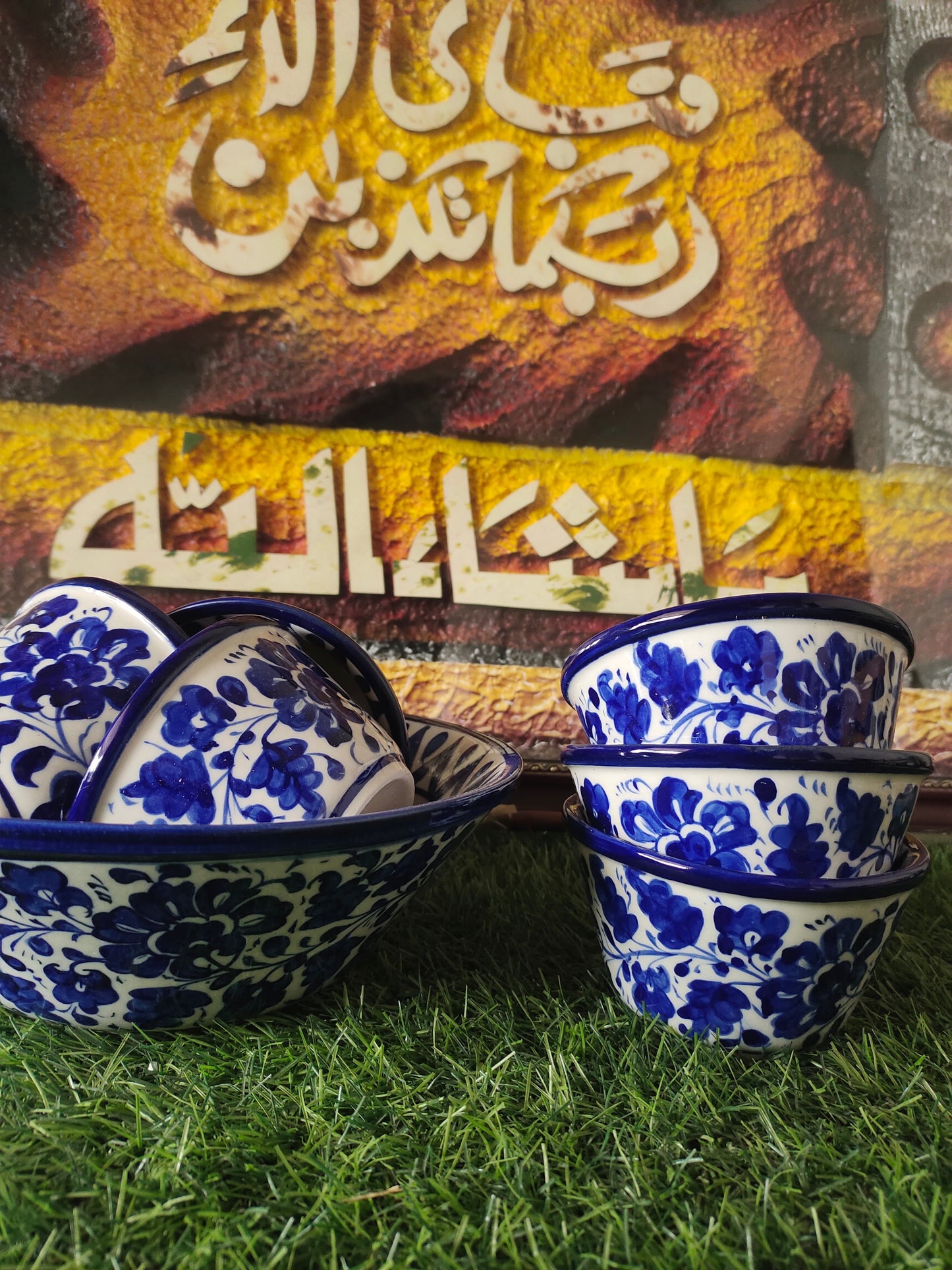 Ceramic Handmade Bowls Set - 7 pcs | Serena Design