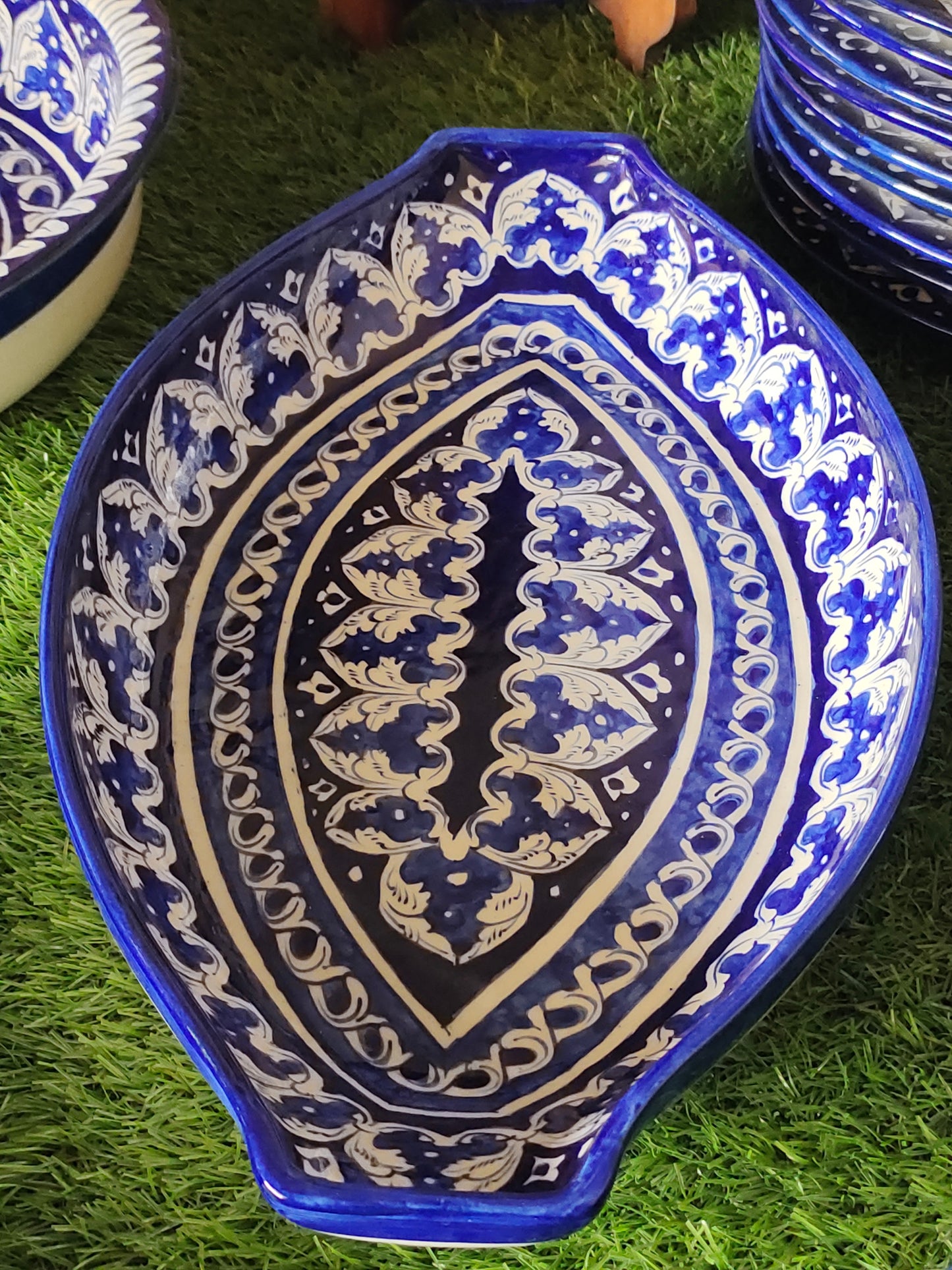Ceramic Handmade Dinner Set | 10 Men Set | 40 Pcs | Ghauri Design