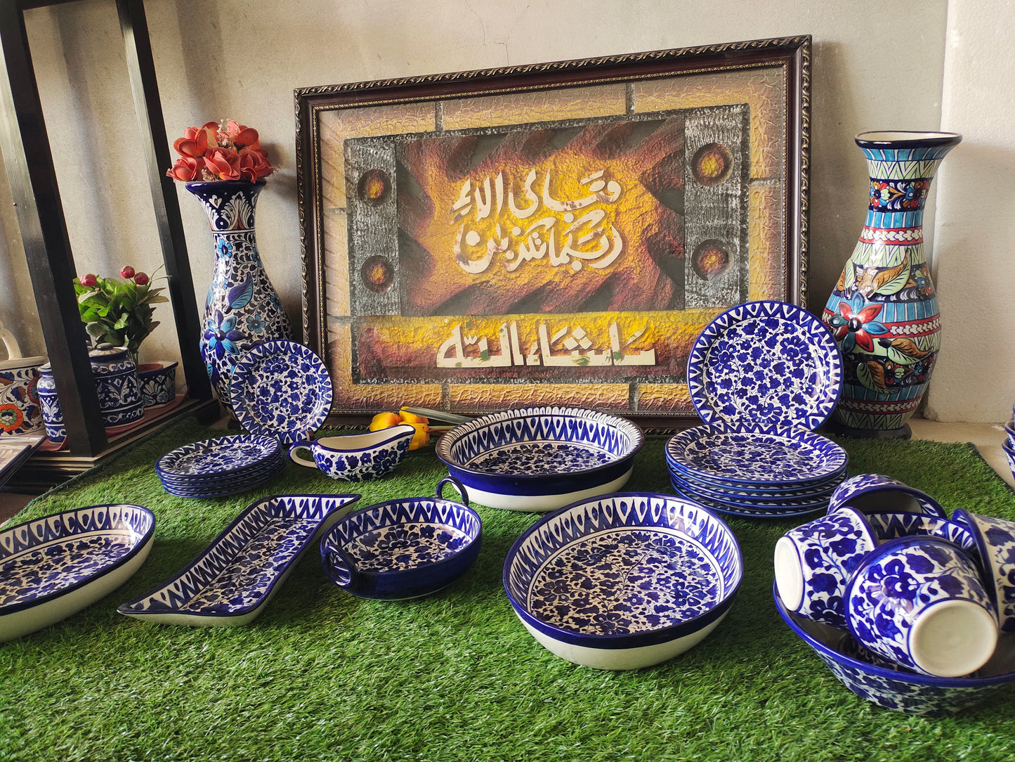 Ceramic Handmade Serena Plates and Platters Customized | Quantity 33 pcs