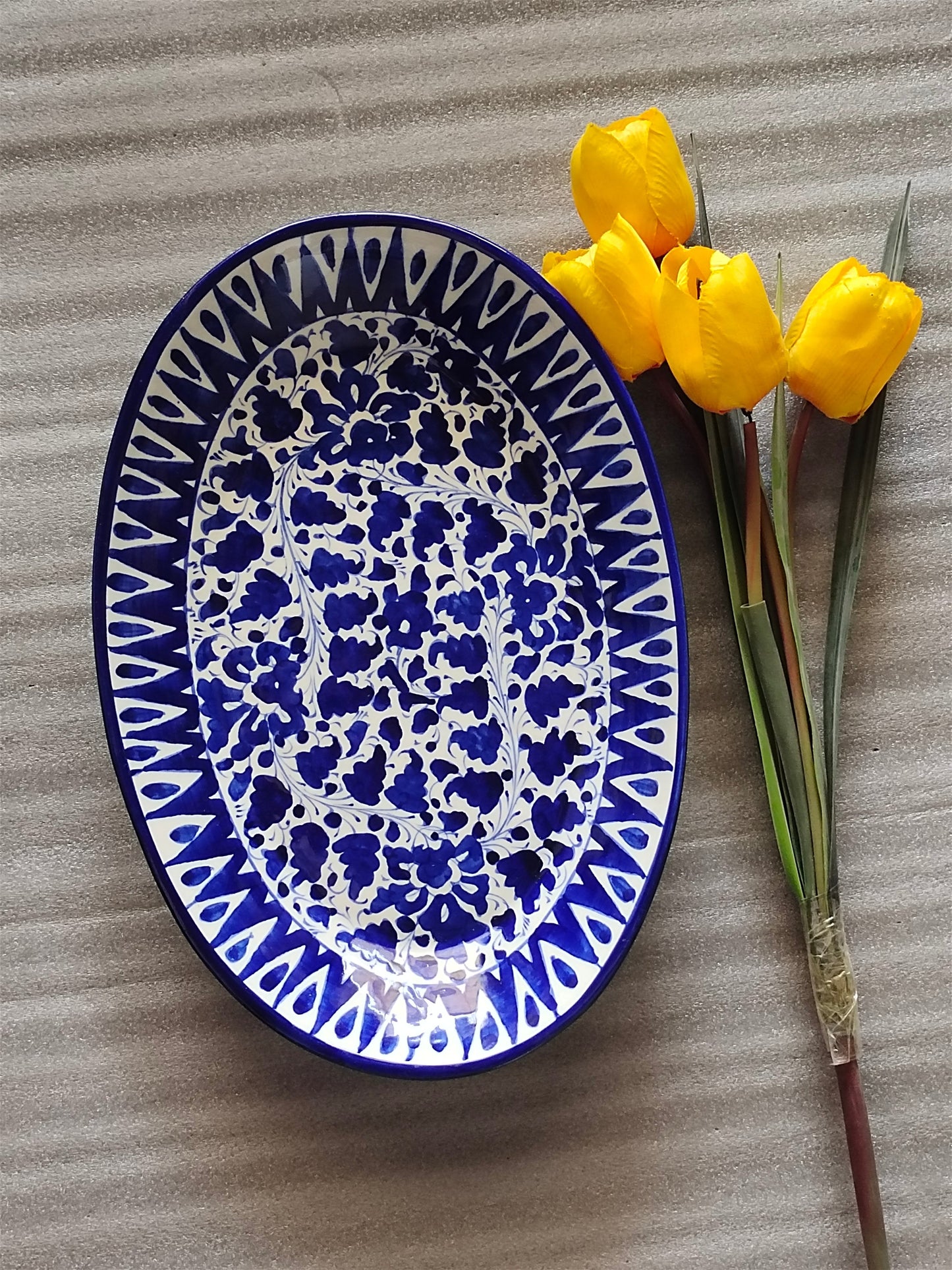Ceramic Handmade Rice dish platter | Serena Design