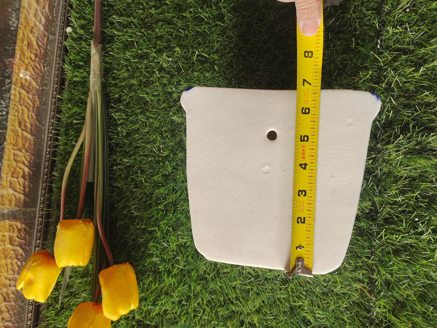 Ceramic Handmade Wall Hanging Planter | Size 7 inch