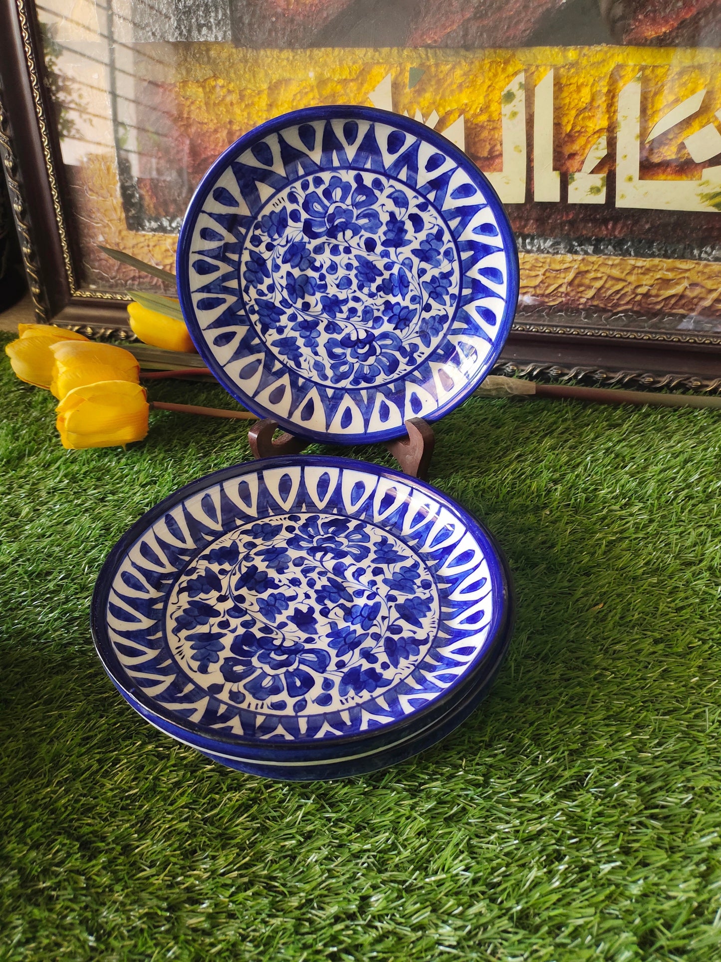 Ceramic Handmade Serena Deep Plates | Size 8 inch