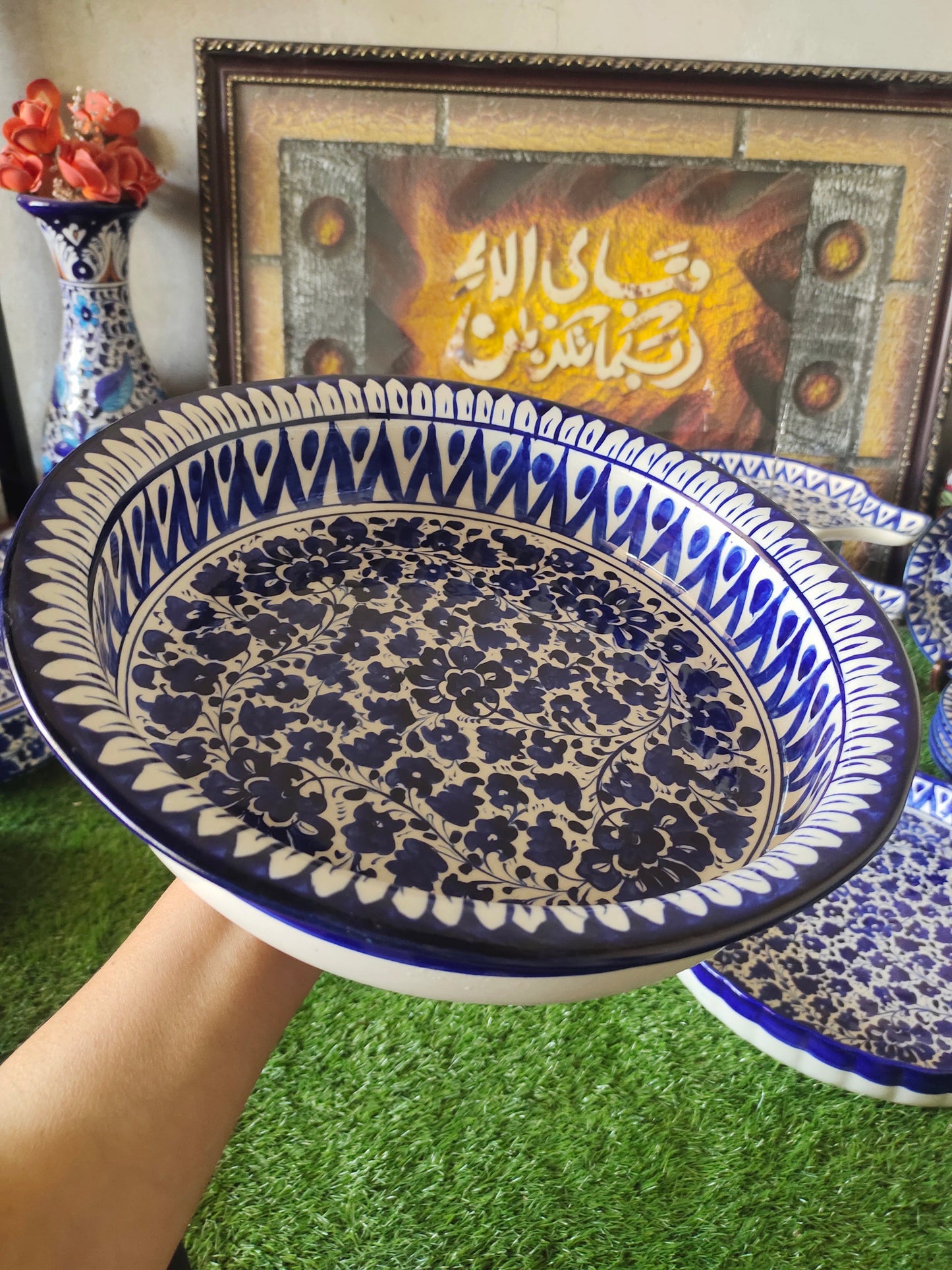 Ceramic Handmade Fruit Bowl | Size 15 inch