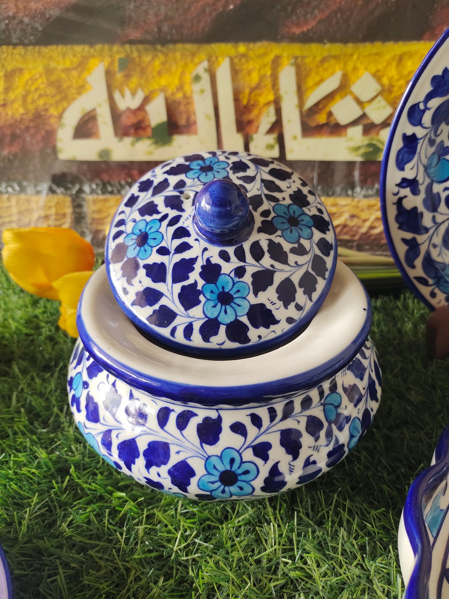 Ceramic Handmade Breakfast set | Nashta Set for Single Person Serving