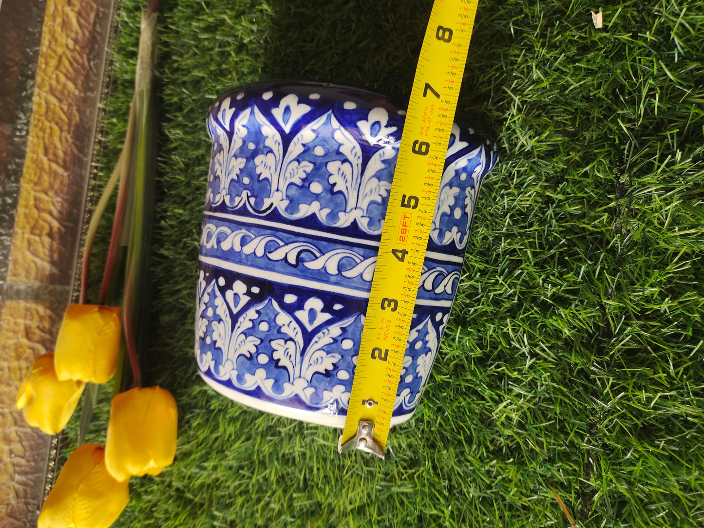 Ceramic Handmade Wall Hanging Planter | Size 7 inch