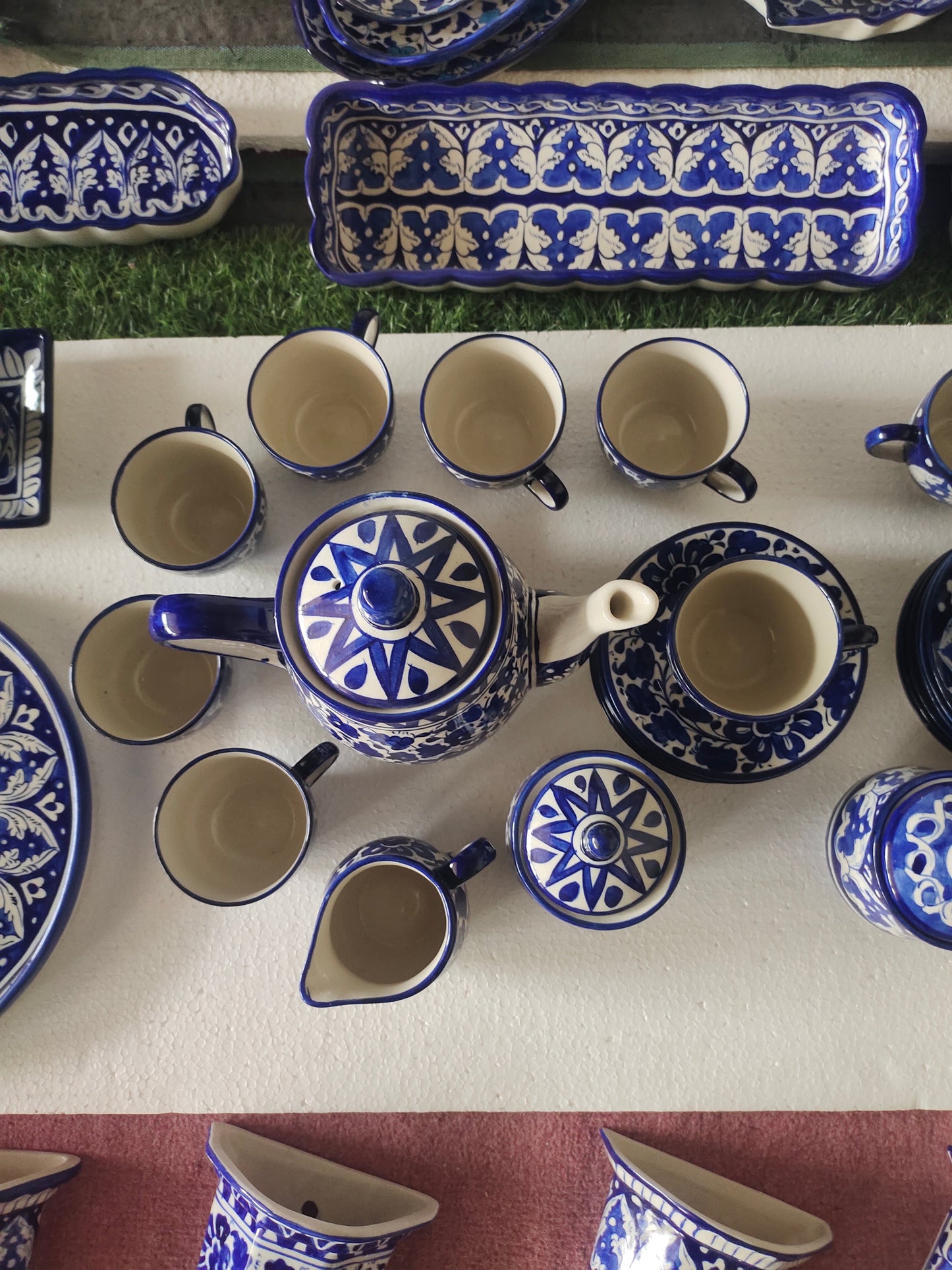 Ceramic Handmade Tea Set | 15 Pcs | Serena Design