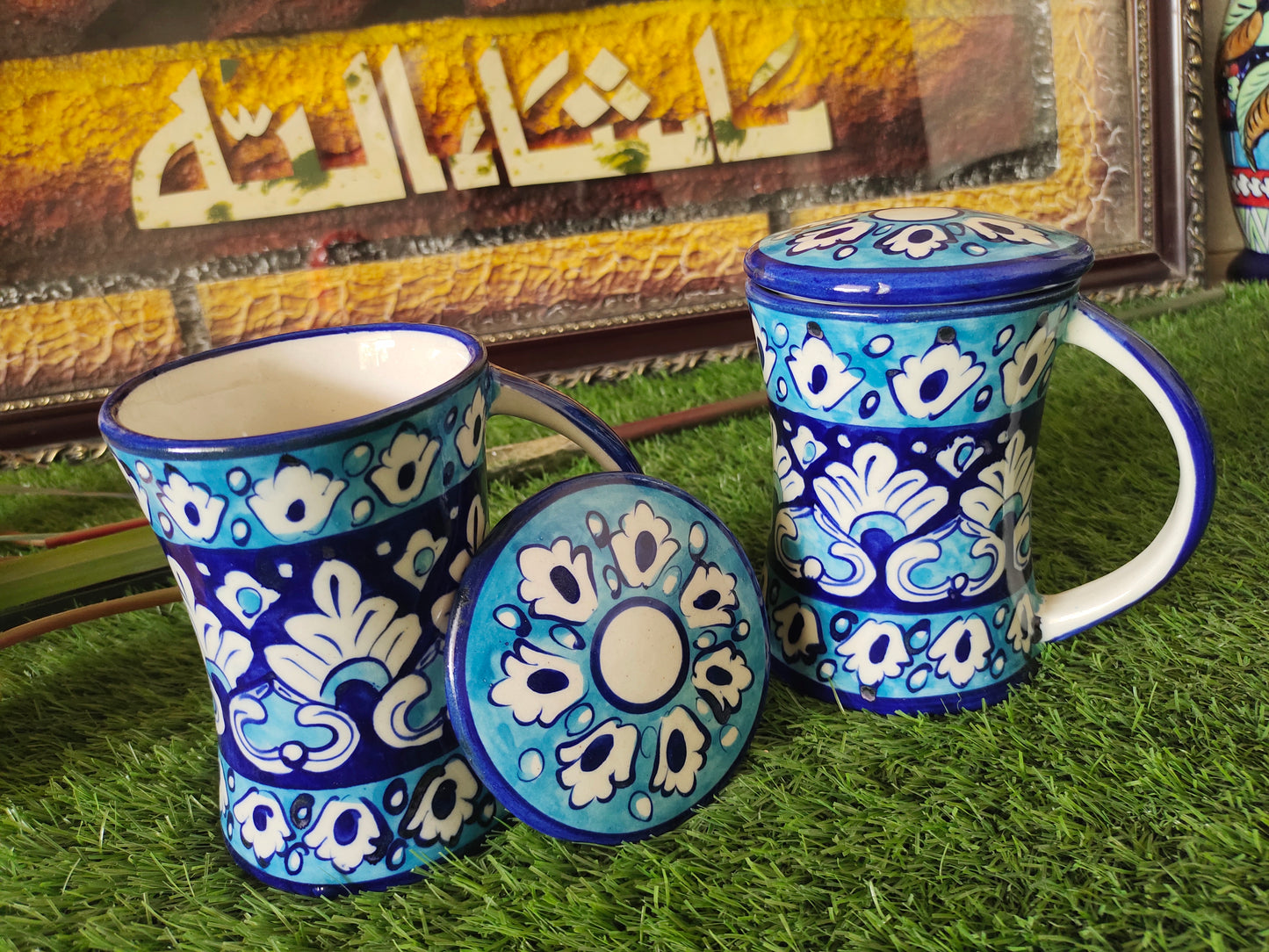 Bundle Deals | Ceramic Handmade Tea | Coffee | Juice Mug with Cover