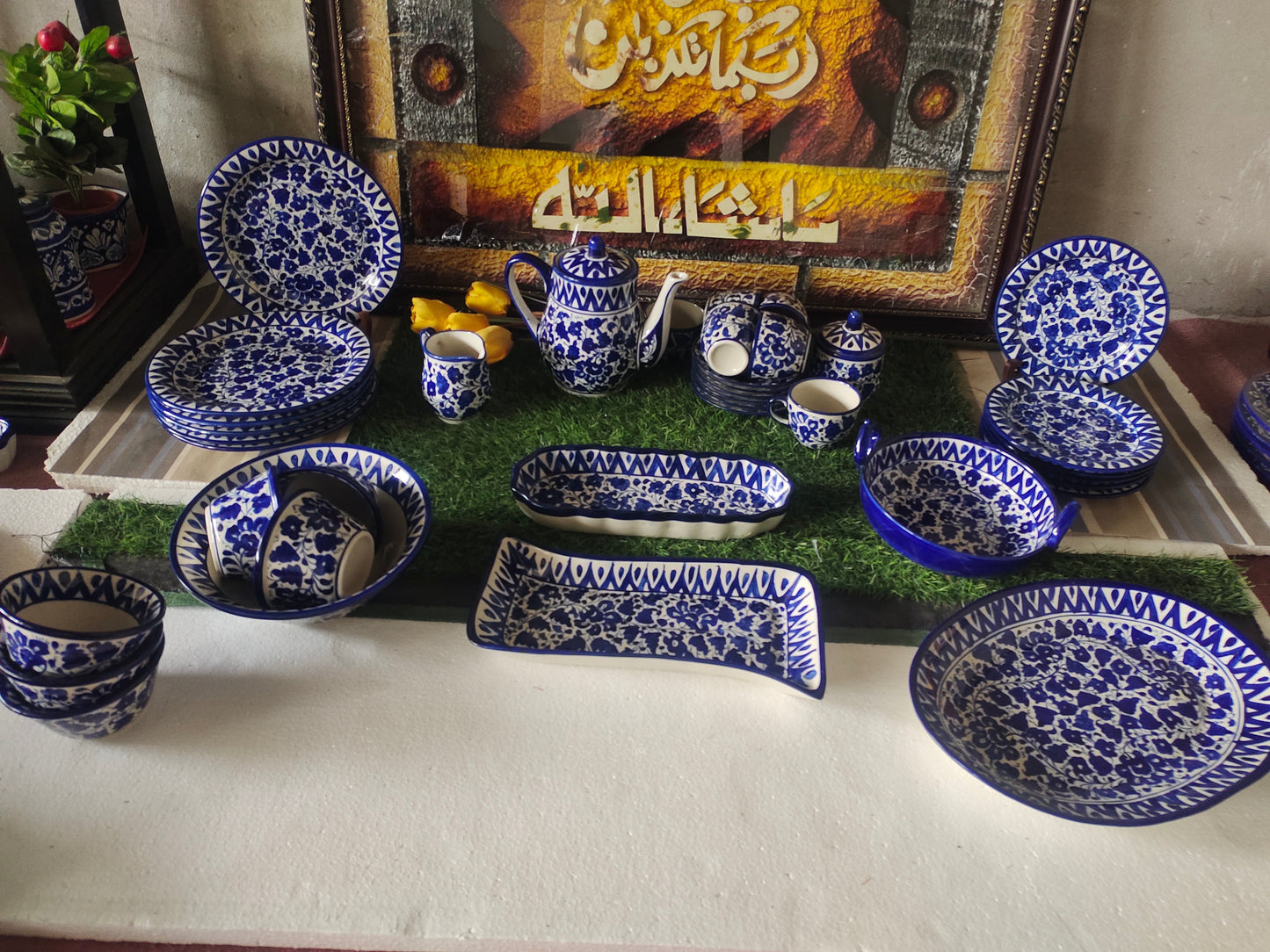 Ceramic Customized Dinner Set 42 Pcs - Serena Design - 6 Menset
