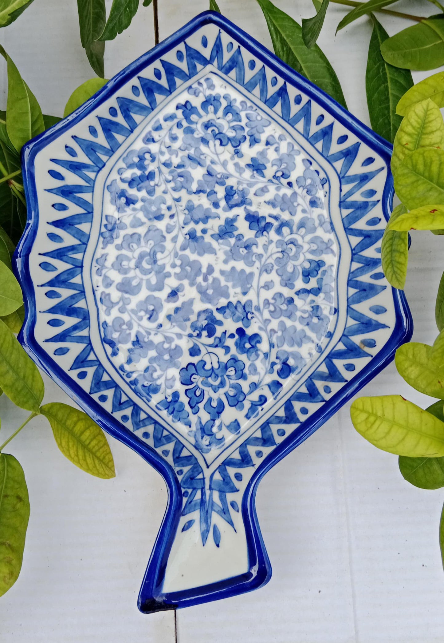 Ceramic Handmade Fish Platter size 14 inch