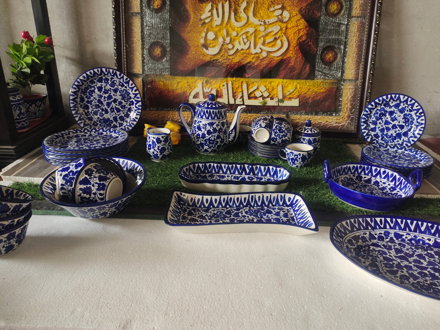 Ceramic Customized Dinner Set 42 Pcs - Serena Design - 6 Menset